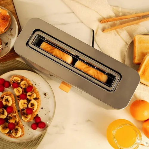 Cecotec Extra Φρυγανιέρα 2 Θέσεων 1000W Inox