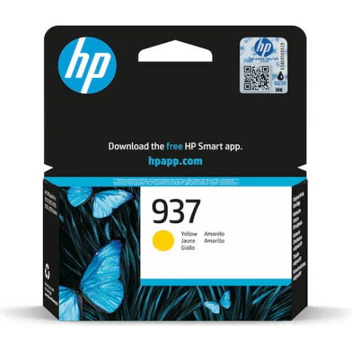 HP 937 Γνήσιο Μελάνι Εκτυπωτή InkJet Κίτρινο (4S6W4NE)
