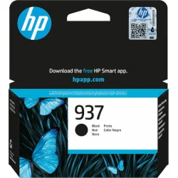 HP 937 Γνήσιο Μελάνι Εκτυπωτή InkJet Μαύρο (4S6W5NE)
