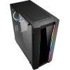 Sharkoon Elite Shark CA200G Gaming Midi Tower Κουτί Υπολογιστή με Πλαϊνό Παράθυρο και RGB Φωτισμό Μαύρο