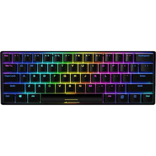 Sharkoon Skiller SGK50 S4 Gaming Μηχανικό Πληκτρολόγιο 60% με Kailh Red διακόπτες και RGB φωτισμό (Αγγλικό US)