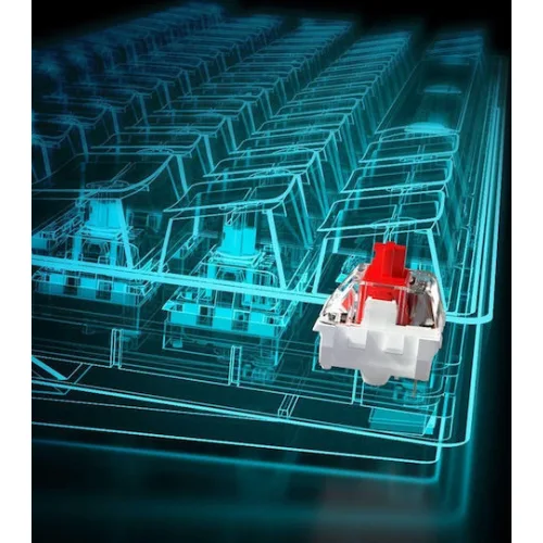Sharkoon Skiller SGK50 S4 Gaming Μηχανικό Πληκτρολόγιο 60% με Kailh Red διακόπτες και RGB φωτισμό (Αγγλικό US)