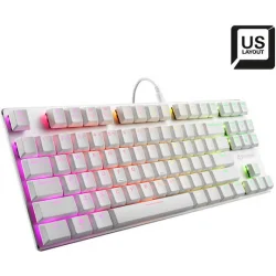 Sharkoon PureWriter TKL RGB Gaming Μηχανικό Πληκτρολόγιο Tenkeyless με Kailh Red διακόπτες και RGB φωτισμό (Αγγλικό US) Λευκό Sharkoon PureWriter TKL RGB Gaming Μηχανικό Πληκτρολόγιο Tenkeyless με Kailh Red διακόπτες και RGB φωτισμό (Αγγλικό US) Λευκό