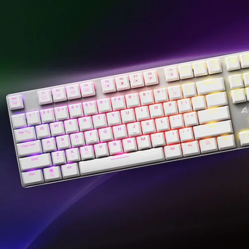Sharkoon PureWriter TKL RGB Gaming Μηχανικό Πληκτρολόγιο Tenkeyless με Kailh Blue διακόπτες και RGB φωτισμό (Αγγλικό US) Λευκό Sharkoon PureWriter TKL RGB Gaming Μηχανικό Πληκτρολόγιο Tenkeyless με Kailh Blue διακόπτες και RGB φωτισμό (Αγγλικό US) Λευκό