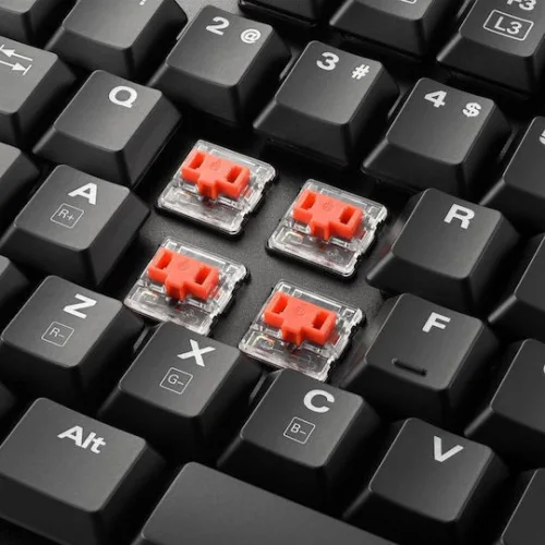 Sharkoon PureWriter TKL RGB Gaming Μηχανικό Πληκτρολόγιο Tenkeyless με Kailh Red διακόπτες και RGB φωτισμό (Αγγλικό US) Sharkoon PureWriter TKL RGB Gaming Μηχανικό Πληκτρολόγιο Tenkeyless με Kailh Red διακόπτες και RGB φωτισμό (Αγγλικό US)