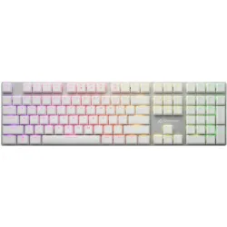 Sharkoon PureWriter RGB Gaming Μηχανικό Πληκτρολόγιο με Kailh Blue διακόπτες και RGB φωτισμό (Αγγλικό US) Λευκό Sharkoon PureWriter RGB Gaming Μηχανικό Πληκτρολόγιο με Kailh Blue διακόπτες και RGB φωτισμό (Αγγλικό US) Λευκό