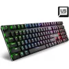 Sharkoon PureWriter RGB Gaming Μηχανικό Πληκτρολόγιο με Kailh Blue διακόπτες και RGB φωτισμό (Αγγλικό US) Λευκό