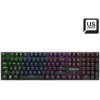 Sharkoon PureWriter RGB Gaming Μηχανικό Πληκτρολόγιο με Kailh Blue διακόπτες και RGB φωτισμό (Αγγλικό US) Λευκό