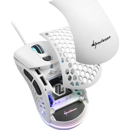Sharkoon Light² 200 RGB Gaming Ποντίκι 16000 DPI Λευκό