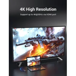 Vention USB 3.2 Hub 10 Θυρών με σύνδεση USB-C / USB-A / Ethernet Ασημί