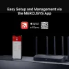 Mercusys MR47BE Ασύρματο Router Wi‑Fi 7 με 4 Θύρες Ethernet