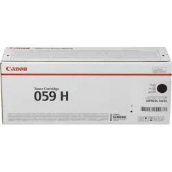 Canon 059H Γνήσιο Toner Laser Εκτυπωτή Μαύρο High Capacity 15500 Σελίδων (3627C001)