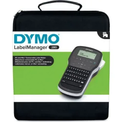 Dymo Labelmanager T 280 Qwerty Kitcase Ηλεκτρονικός Ετικετογράφος Χειρός σε Μαύρο Χρώμα Dymo Labelmanager T 280 Qwerty Kitcase Ηλεκτρονικός Ετικετογράφος Χειρός σε Μαύρο Χρώμα