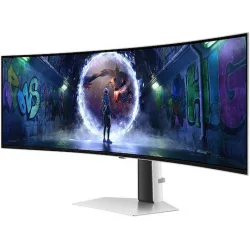 Samsung Odyssey G9 G93SD Ultrawide OLED HDR Curved Monitor 49" 5120x1440 240Hz με Χρόνο Απόκρισης 0.03ms GTG