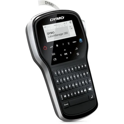 Dymo LabelManager 280 Ηλεκτρονικός Ετικετογράφος Χειρός σε Μαύρο Χρώμα