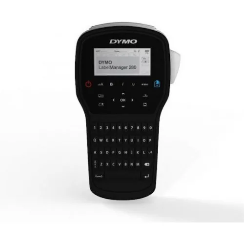 Dymo LabelManager 280 Ηλεκτρονικός Ετικετογράφος Χειρός σε Μαύρο Χρώμα