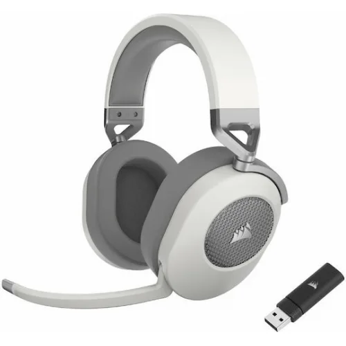 Corsair HS65 Over Ear Gaming Headset με σύνδεση Bluetooth Λευκό