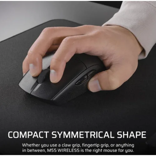 Corsair M55 Wireless Ασύρματο Gaming Ποντίκι 24000 DPI Μαύρο