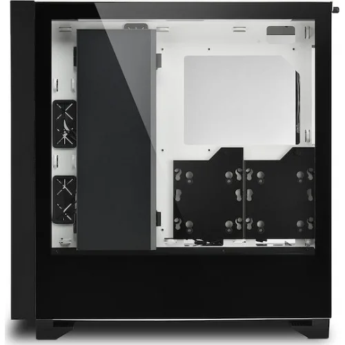 Sharkoon Elite Shark CA300H Gaming Midi Tower Κουτί Υπολογιστή με Πλαϊνό Παράθυρο και RGB Φωτισμό Λευκό