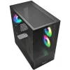 Sharkoon MK6 RGB Micro Tower Κουτί Υπολογιστή με Πλαϊνό Παράθυρο Μαύρο