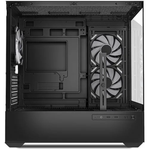 Sharkoon MK6 RGB Micro Tower Κουτί Υπολογιστή με Πλαϊνό Παράθυρο Μαύρο