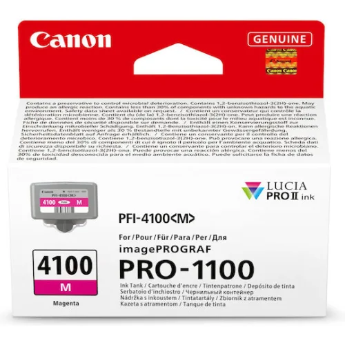 Canon PFI-4100 Γνήσιο Μελάνι Εκτυπωτή InkJet Ματζέντα (6779C001)