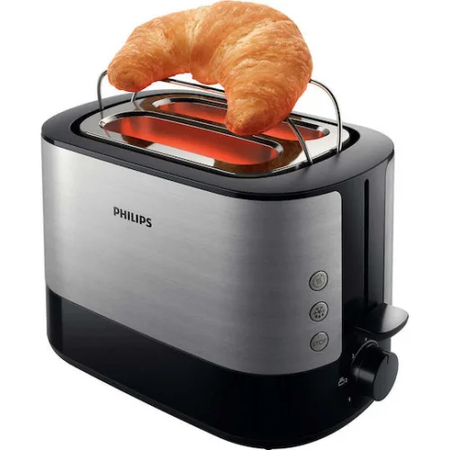 Philips Viva Collection Φρυγανιέρα 2 Θέσεων 730W Inox