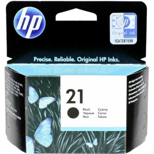 HP 21 Γνήσιο Μελάνι Εκτυπωτή InkJet Μαύρο (C9351AE)