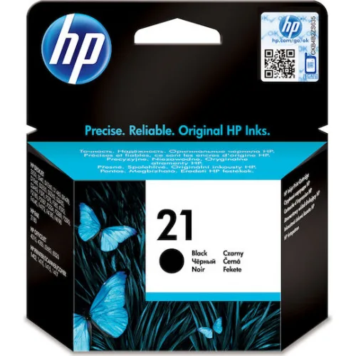 HP 21 Γνήσιο Μελάνι Εκτυπωτή InkJet Μαύρο (C9351AE)