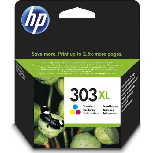 HP 303XL Γνήσιο Μελάνι Εκτυπωτή InkJet Πολλαπλό (Color) (T6N03AE)