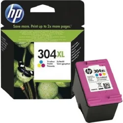 HP 304XL Γνήσιο Μελάνι Εκτυπωτή InkJet Πολλαπλό (Color) (N9K07AE)