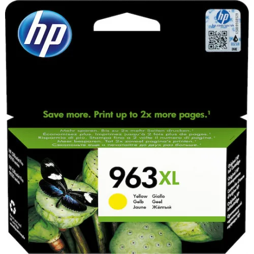 HP 963XL Γνήσιο Μελάνι Εκτυπωτή InkJet Κίτρινο (3JA29AE)