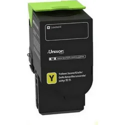 Lexmark 78C20Y0 Γνήσιο Toner Laser Εκτυπωτή Κίτρινο Return Program 1400 Σελίδων