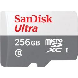Sandisk Ultra microSDHC 256GB Class 10 U1 UHS-I με αντάπτορα