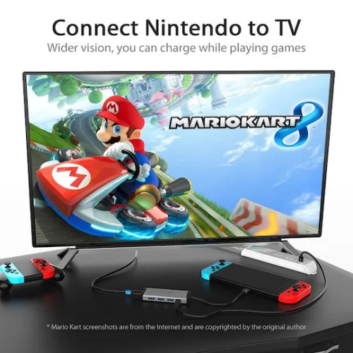 VENTION Type-C to HDMI/USB 3.0*3/PD 87W Docking Station 0.15M Gray Metal Type (CNBHB) (VENCNBHB)