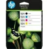 HP 924 Γνήσιο Πακέτο 4 Μελανιών Εκτυπωτή InkJet Κίτρινο / Κυανό / Ματζέντα / Μαύρο (6C3Z1NE)