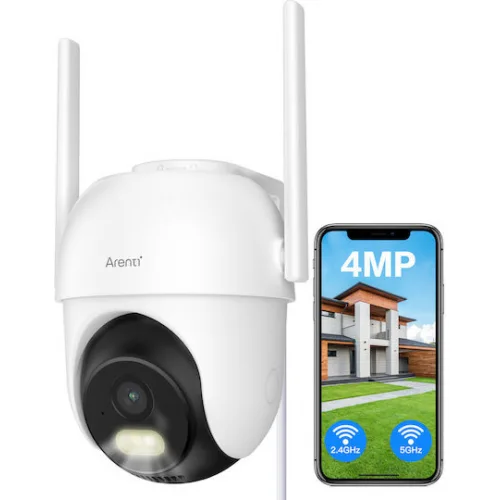 Arenti AREOP1 IP Κάμερα Παρακολούθησης Wi-Fi Full HD+ 4MP Αδιάβροχη με Αμφίδρομη Επικοινωνία Arenti AREOP1 IP Κάμερα Παρακολούθησης Wi-Fi Full HD+ 4MP Αδιάβροχη με Αμφίδρομη Επικοινωνία