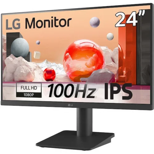 LG 24MS550 IPS Monitor 23.8" FHD 1920x1080 με Χρόνο Απόκρισης 5ms GTG