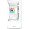 Sharkoon MK6 RGB Micro Tower Κουτί Υπολογιστή με Πλαϊνό Παράθυρο Λευκό