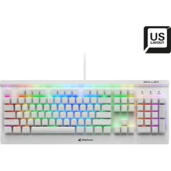 Sharkoon Skiller SGK3 Gaming Μηχανικό Πληκτρολόγιο με Kailh Red διακόπτες και RGB φωτισμό (Αγγλικό US) Λευκό Sharkoon Skiller SGK3 Gaming Μηχανικό Πληκτρολόγιο με Kailh Red διακόπτες και RGB φωτισμό (Αγγλικό US) Λευκό
