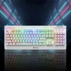 Sharkoon Skiller SGK3 Gaming Μηχανικό Πληκτρολόγιο με Kailh Red διακόπτες και RGB φωτισμό (Αγγλικό US) Λευκό Sharkoon Skiller SGK3 Gaming Μηχανικό Πληκτρολόγιο με Kailh Red διακόπτες και RGB φωτισμό (Αγγλικό US) Λευκό
