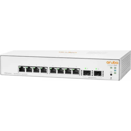 Aruba Instant On 1930 8G 2SFP Managed L3 / L2 Switch με 8 Θύρες Gigabit (1Gbps) Ethernet και 2 SFP Θύρες