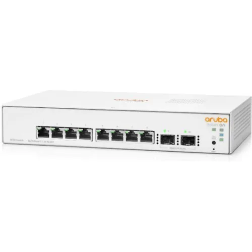 Aruba Instant On 1930 8G 2SFP Managed L3 / L2 Switch με 8 Θύρες Gigabit (1Gbps) Ethernet και 2 SFP Θύρες