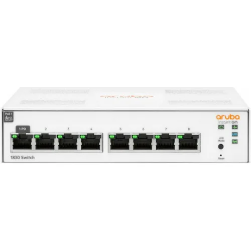Aruba Aruba Instant On 1830 Managed L2 Switch με 8 Θύρες Gigabit (1Gbps) Ethernet