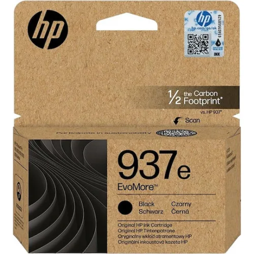 HP 937e EvoMore Γνήσιο Μελάνι Εκτυπωτή InkJet Μαύρο (4S6W9NE)
