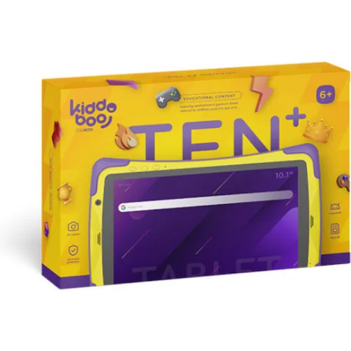 Kiddoboo TEN Gen2 10.1" Tablet (4GB/64GB) Κίτρινο