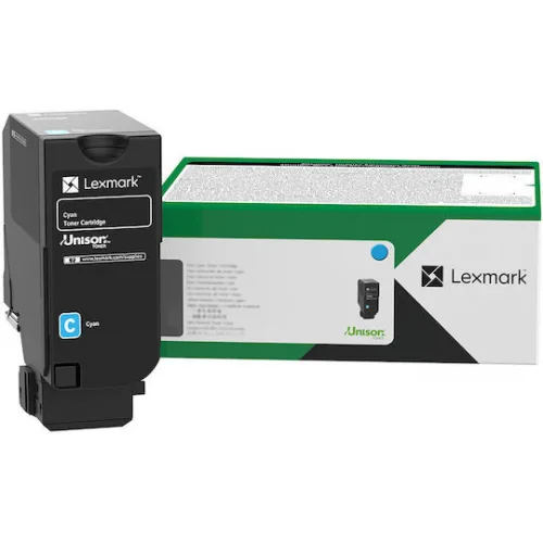 Lexmark 71C2HC0 Γνήσιο Toner Laser Εκτυπωτή Κυανό High Capacity 10500 Σελίδων