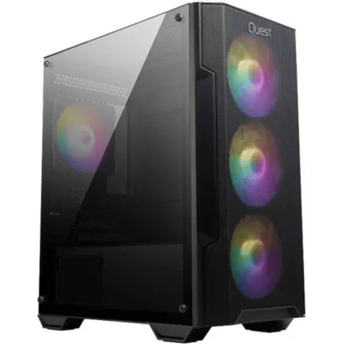 Quest Play Gaming Desktop PC (Ryzen 5-9600X/16GB DDR5/1TB SSD/GeForce RTX 5060/No OS)