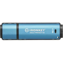 Kingston IronKey Vault Privacy 50 16GB USB 3.2 Stick Μπλε