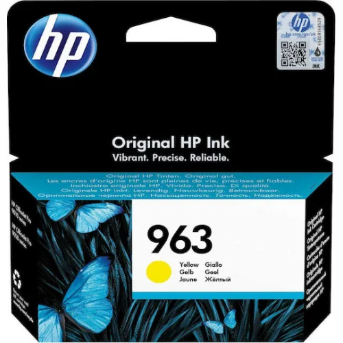 HP 963 Γνήσιο Μελάνι Εκτυπωτή InkJet Κίτρινο (3JA25AE)